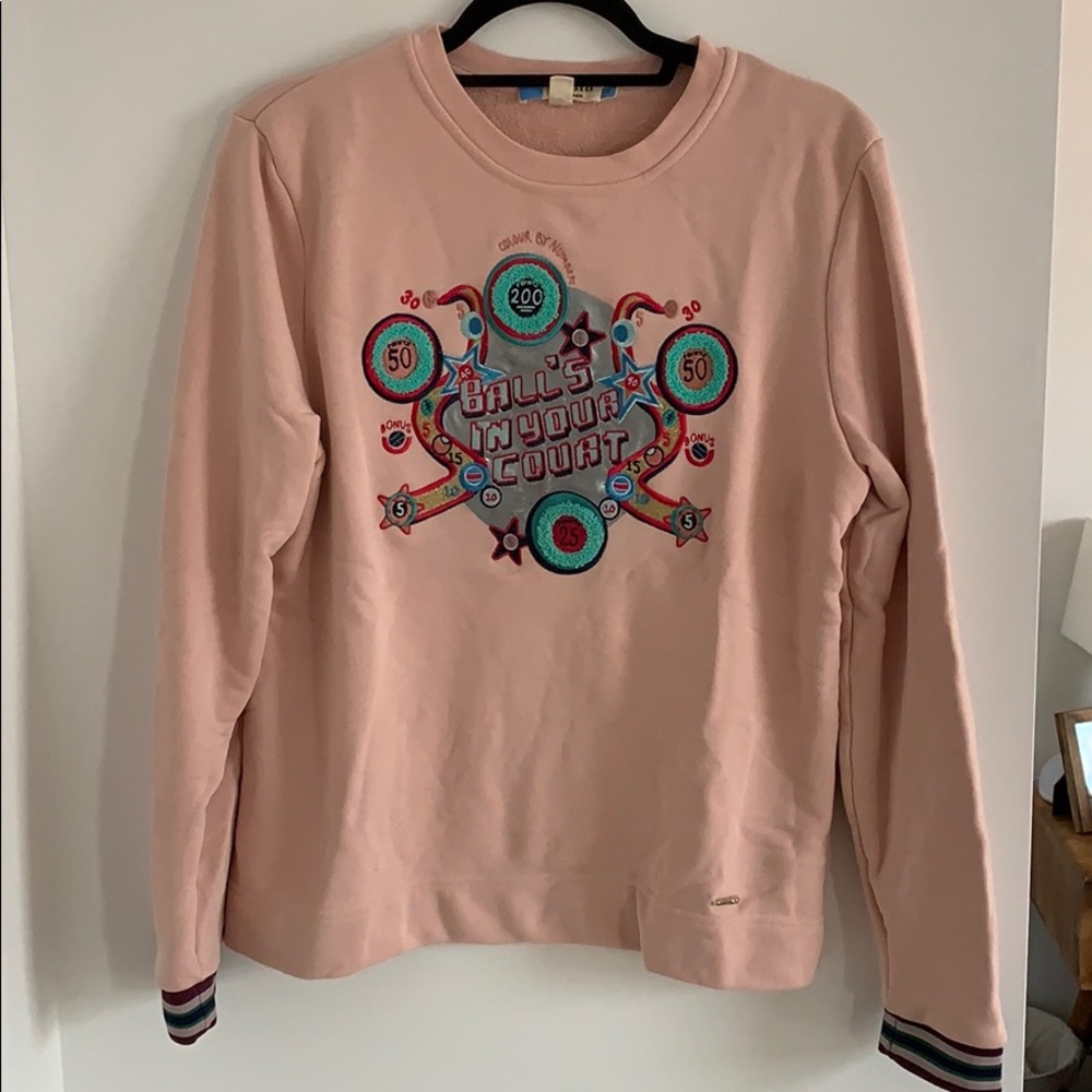 Ted Baker Colour By Numbers Pink Graphic Pullover